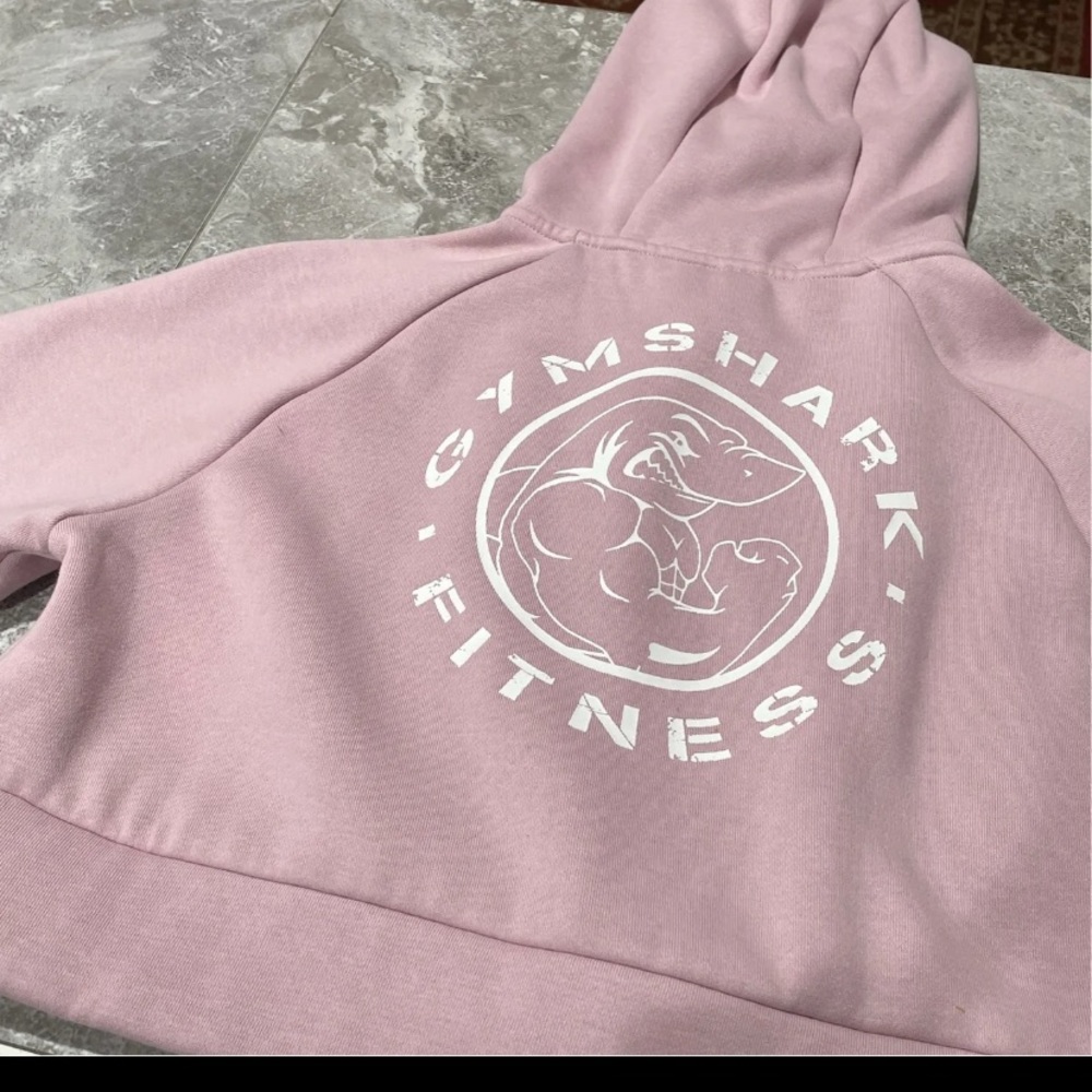 Gymshark Pink Logo Hoodie - Cropped Utility Jacket Style